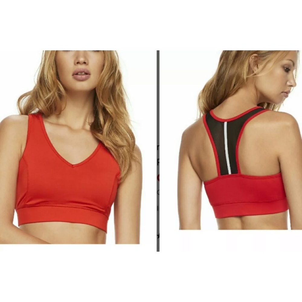 Madden NYC Juniors Metallic Racerback Bralette Bra